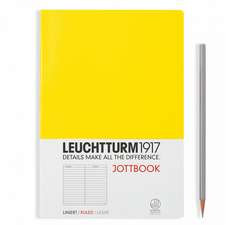 Agendă nedatată Leuchtturm Jottbook: Lemon, Medium, pagini liniate