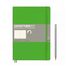 Agendă nedatată Leuchtturm Composition (B5): Fresh Green, pagini punctate