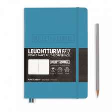 Agendă nedatată Leuchtturm Bullet Journal: Medium (A5) Albastru nordic