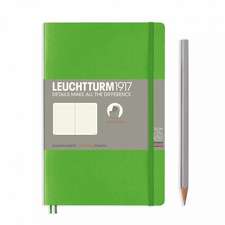 Agendă Leuchtturm Notes Paperback (B6+): Fresh Green, pagini punctate