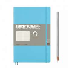 Agendă Leuchtturm Notes Paperback (B6+): Ice Blue, pagini liniate