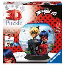 Ravensburger 3D Puzzle 11167 - Puzzle-Ball Miraculous - 72 Teile - Puzzle-Ball für Erwachsene und Kinder ab 6 Jahren