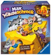 Ravensburger Kinderspiele 24562 - Max Mäuseschreck - Würfel-Laufspiel für 2 bis 4 Spieler ab 4 Jahren