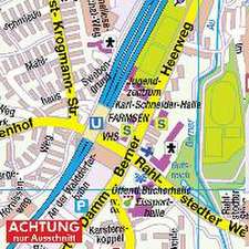 HARTMANN-PLAN Hamburg-Walddörfer und Duvenstedter Brook, 1:20.000 Stadtplan