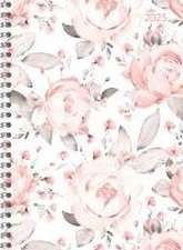 Ladytimer Ringbuch Roses 2025 - Taschen-Kalender A5 (15x21 cm) - Schüler-Kalender - Weekly - Ringbindung - 128 Seiten - Alpha Edition