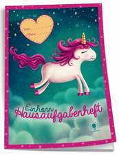 Color-Hausaufgabenheft für Schlaue Einhorn