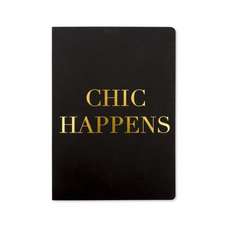 SLOGAN A5 NOTEBOOK CHIC HAPPENS