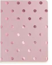 Shimmer Midi Polka Blush A6 Notebook