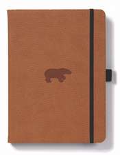 Dingbats* Wildlife A5 Brown Bear Notebook - Squared