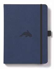 Dingbats A5+ Wildlife Blue Whale Notebook - Graph