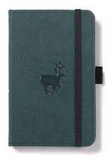 Dingbats A6 Pocket Wildlife Green Deer Notebook - Lined