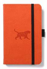 A6 Pocket Orange Tiger Plain
