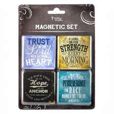 Magnetic Set - Canvas Design - 4-Pack