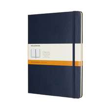 Moleskine Sapphire Blue Extra Large Ruled Notebook Hard