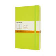 Moleskine Large Ruled Hardcover Notebook: Lemon Green