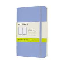 Moleskine Pocket Plain Softcover Notebook: Hydrangea Blue