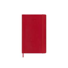 Moleskine 2025 12-Month Daily Large Softcover Notebook: Scarlet Red