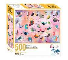 Brain Tree - Bird Puzzle - 500 Piece Puzzles for Adults: With Droplet Technology for Anti Glare & Soft Touch