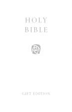 HOLY BIBLE: King James Version (KJV) White Compact Gift Edition