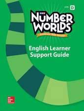 Number Worlds, Level D English Learner Support Guide