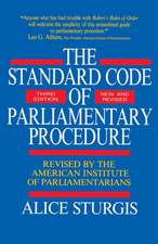 The Standard Code of Parliamentary Procedure