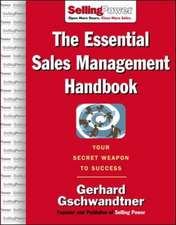 The Essential Sales Management Handbook