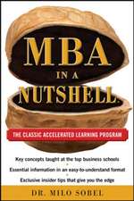 MBA in a Nutshell: The Classic Accelerated Learner Program