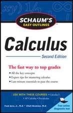 Schaum's Easy Outline of Calculus, Second Edition