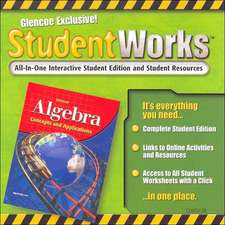 Algebra: Concepts and Applications, Studentworks CD-ROM