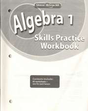 Algebra 1, Skills Practice Workbook