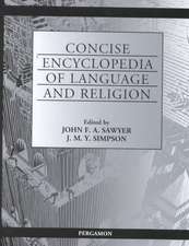 Concise Encyclopedia of Language and Religion