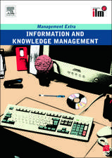 Information and Knowledge Management: Revised Edition