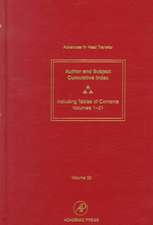 Advances in Heat Transfer: Cumulative Subject and Author Indexes and Tables of Contents for Volumes 1-31