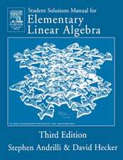 Solutions Manual for Elementary Linear Algebra