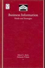 Business Information Needs and Strategies