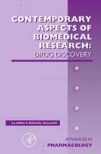 Contemporary Aspects of Biomedical Research: Drug Discovery