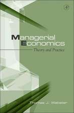 Managerial Economics – Theory and Practice