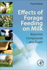 Effects of Forage Feeding on Milk: Biaoctive Compounds and Flavor