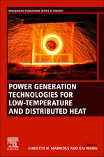 Power Generation Technologies for Low-Temperature and Distributed Heat