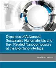 Dynamics of Advanced Sustainable Nanomaterials and Their Related Nanocomposites at the Bio-Nano Interface