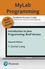 Mylab Programming with Pearson Etext -- Access Code Card -- For Introduction to Java Programming, Brief Version