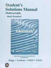 Student's Solutions Manual for Multivariable Calculus