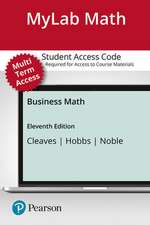 Mymathlab with Pearson Etext -- Standalone Access Card -- For Business Math