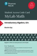 Mylab Math with Pearson Etext -- 24 Month Standalone Access Card -- For Introductory Algebra