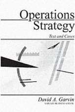 Operations Strategy