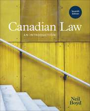 CANADIAN LAW AN INTRODUCTION