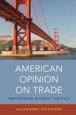 American Opinion on Trade: Preferences without Politics