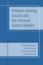 Problem-Solving Courts and the Criminal Justice System