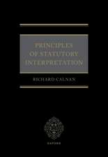 Principles of Statutory Interpretation