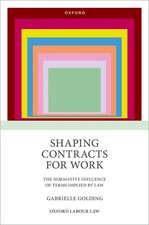 Shaping Contracts for Work